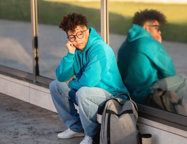 A thoughtful young brazilian guy sits by a glass pane, reflecting on life as their image casts back at them, exuding a sense of introspection and solitude SSUCv3H4sIAAAAAAAACnSSTWvDMAyG74P9h+BzCmmcpEuvY8fBYOxUdlBsNTF17WA7HaX0v8+Om86D7WY9kl59+fL4kGWkAysY2WaXYHlbSDlZZ8AJrTwu8hs3qDialJwMbYoUgEgt5MJpI0CmsAPHBgVH9FBNUgZ8nZ3EOnCTRRt6uSEGDnuvEeFdIja8i3a2OGanz/Au8oZ6lEjyxGOnLnheUZGFxir/SLzwicUl/KHyzgatZZ49aymxxzz7UOKExgp3ztCxnwrx8XnfUI+KnecJk8kNSoQ4+S6GksOXQ3NMdwETFzpZw0kzkCGAJkogRjDwK280ggnVJ0S7YT7kosT0pJwJXZFy3S7jEqn1CJ3f4jbb+0q48AGs9Rl84Ul55n+OPiallHbzWCSqEu4PGsw1pXVT1QVti6qqn2hZ3wLiJxiE15k7WoS8zQ6Cp4OJ0AEp2b7ZtEWzajctXVWUV6tus8ZV2bQMoWZN03F/jus3AAAA//8DAFTVKortAgAA